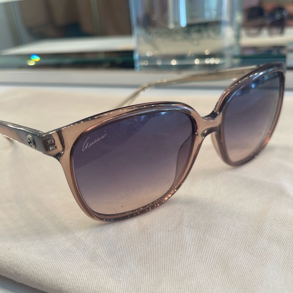Gucci chrome sunglasses